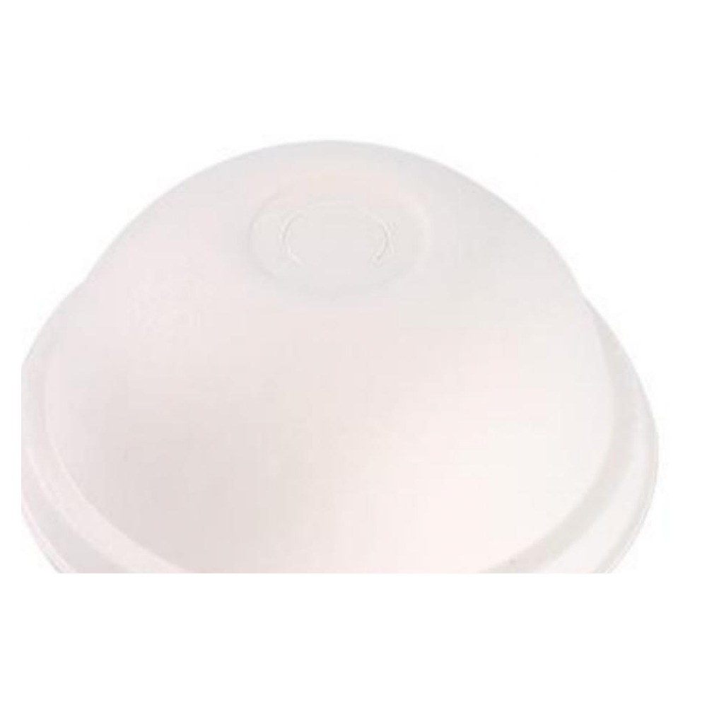 White Spherical Lid for Paper Cups image 1