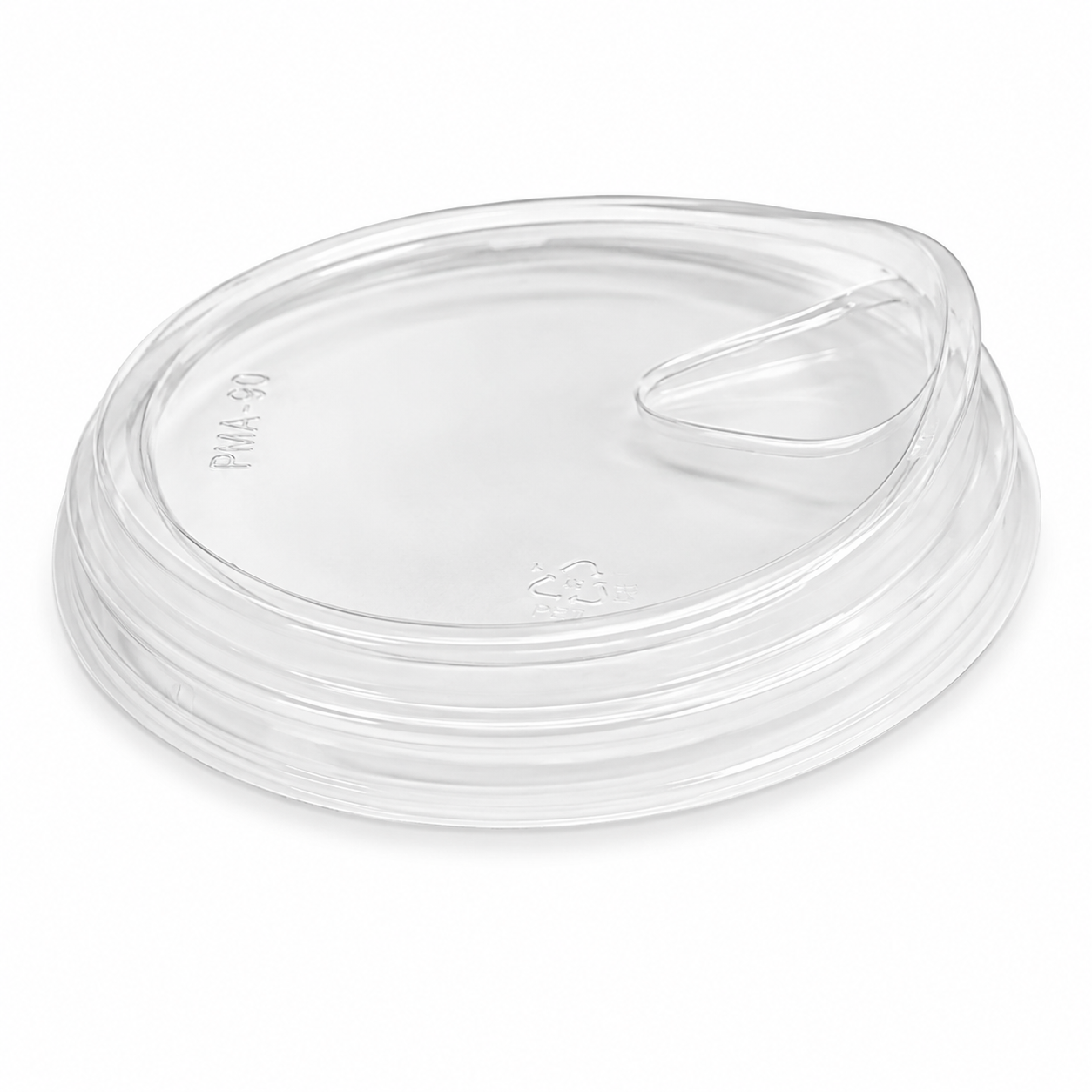 Clear Slanted Sip Lid image 2