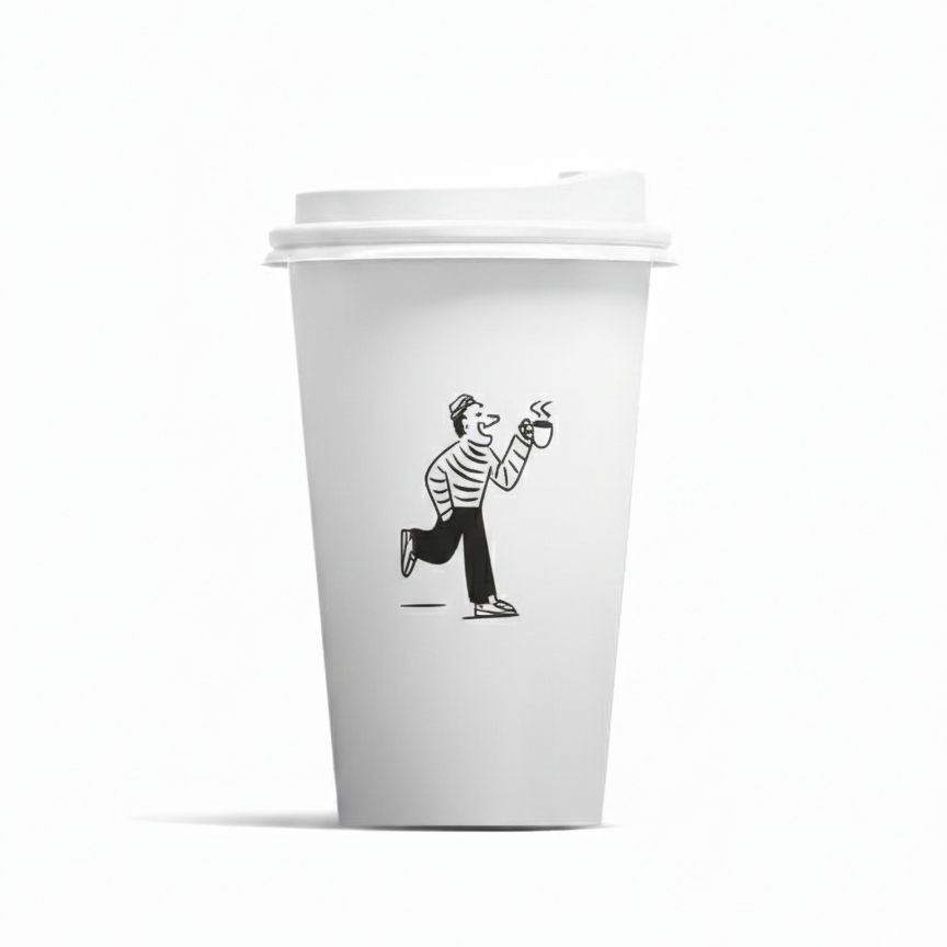 Single Wall Coffee Cup image 1
