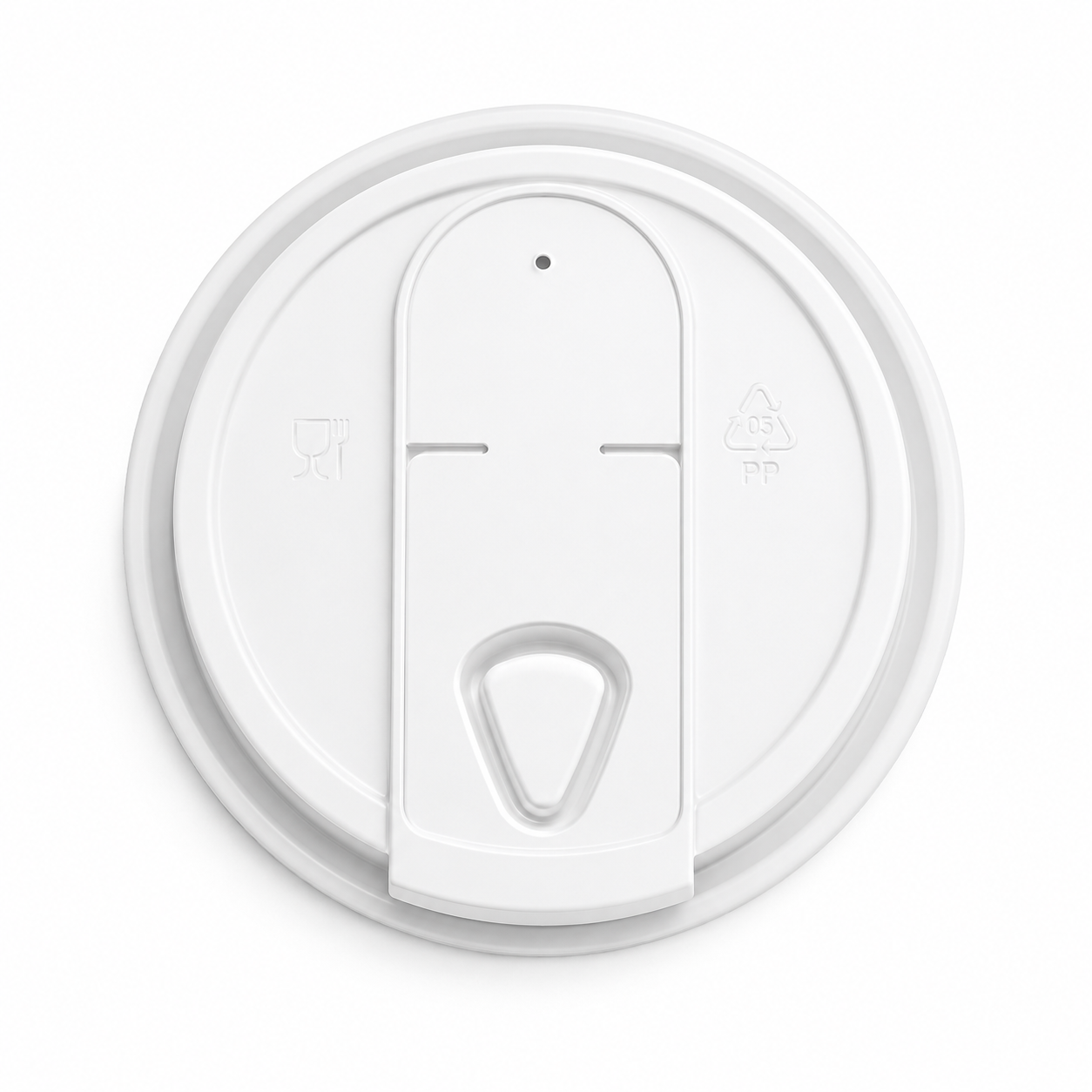 White Lid Hot|Cold image 1